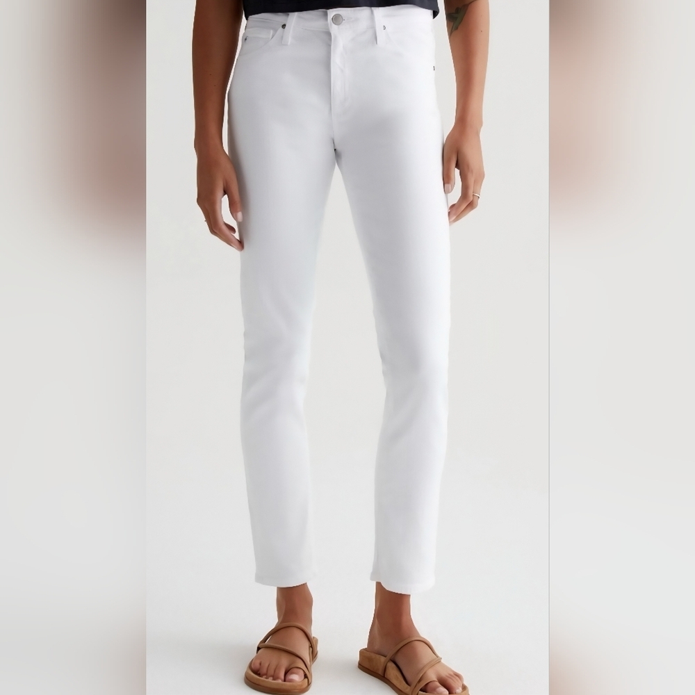 NWT AG The Prima Ankle Cigarette Ankle DSD1855WHT